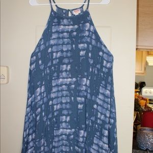 Boho flowy tank dress